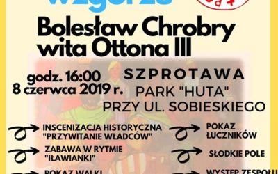 „Spotkanie na wzgórzu – Bolesław Chrobry wita Ottona III”